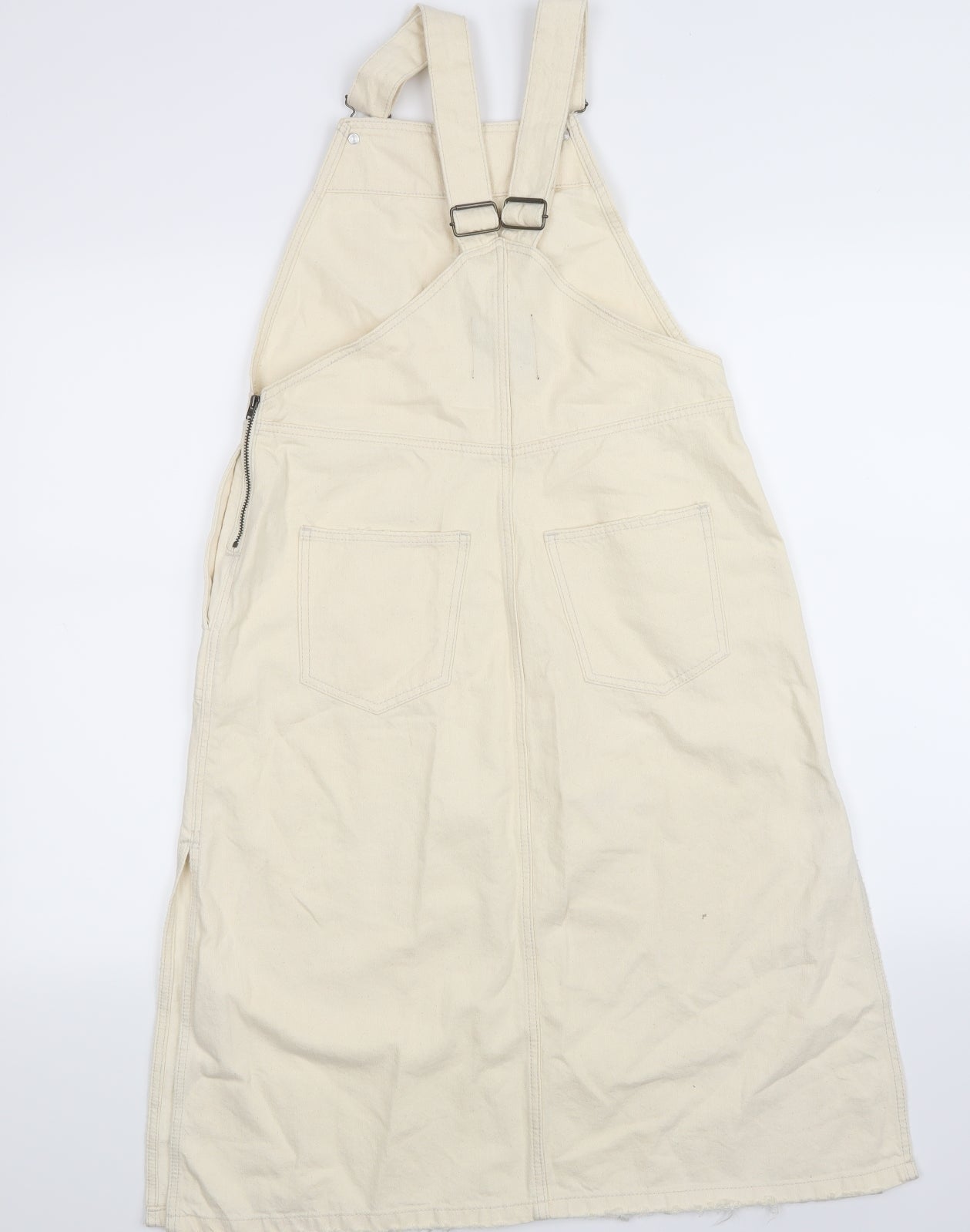 Zara Womens Beige   Dungaree One-Piece Size 6