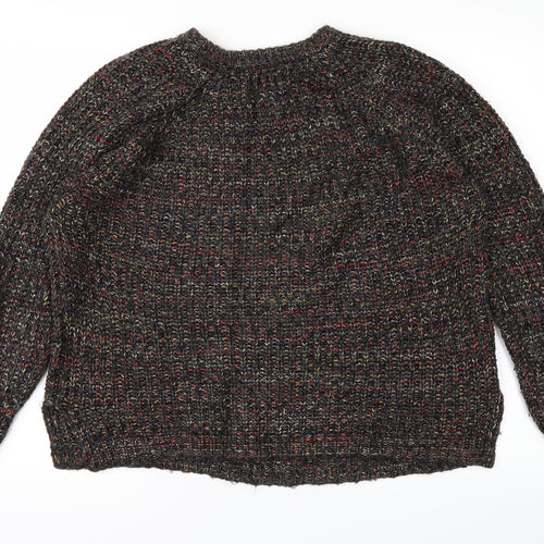 Papaya Womens Black   Pullover Jumper Size M