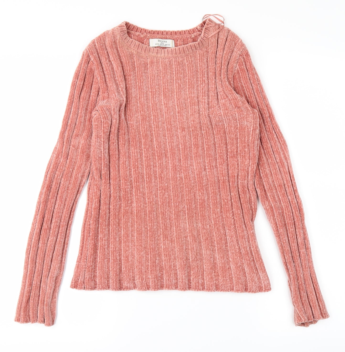 Bershka Womens Pink   Pullover Jumper Size S