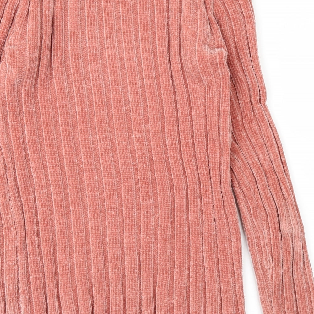 Bershka Womens Pink   Pullover Jumper Size S