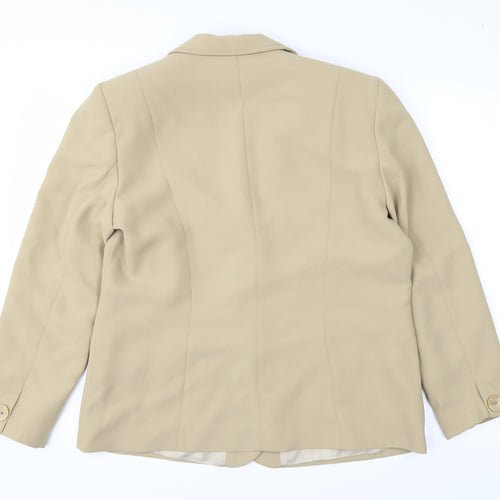busy Womens Yellow   Jacket  Size 16