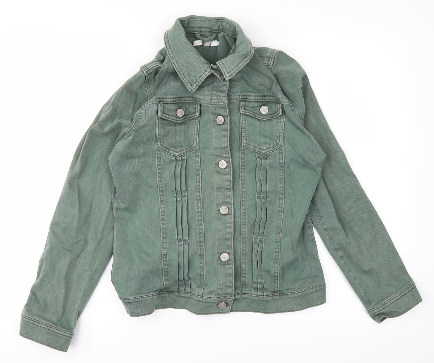 Marks and Spencer Girls Green   Jacket  Size 13-14 Years