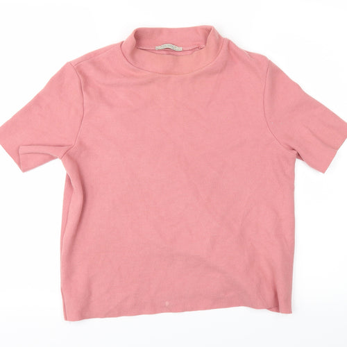 Zara Womens Pink   Basic Polo Size M