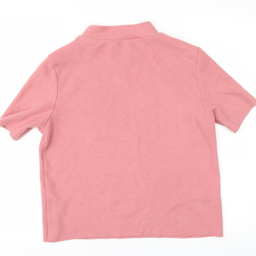 Zara Womens Pink   Basic Polo Size M