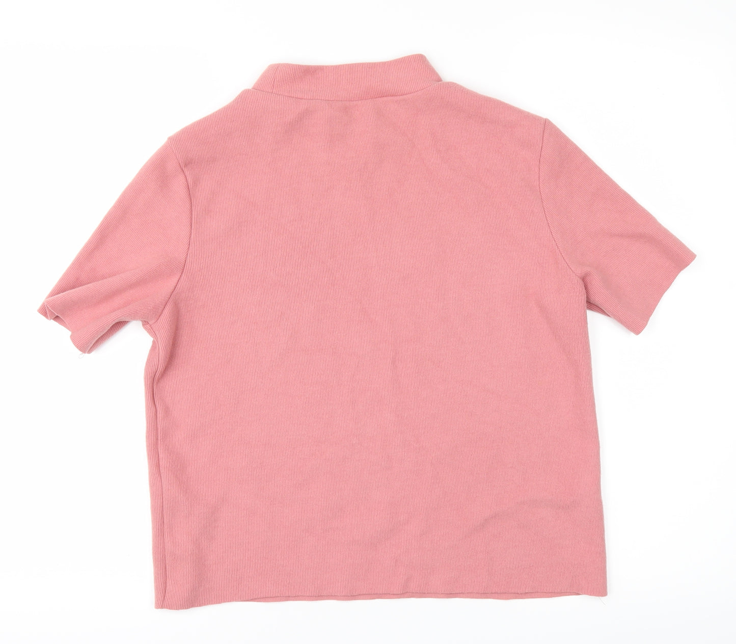 Zara Womens Pink   Basic Polo Size M