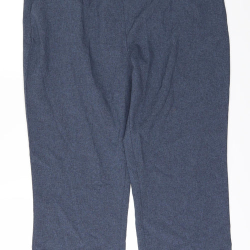 Preworn Womens Blue   Trousers  Size 16 L25 in
