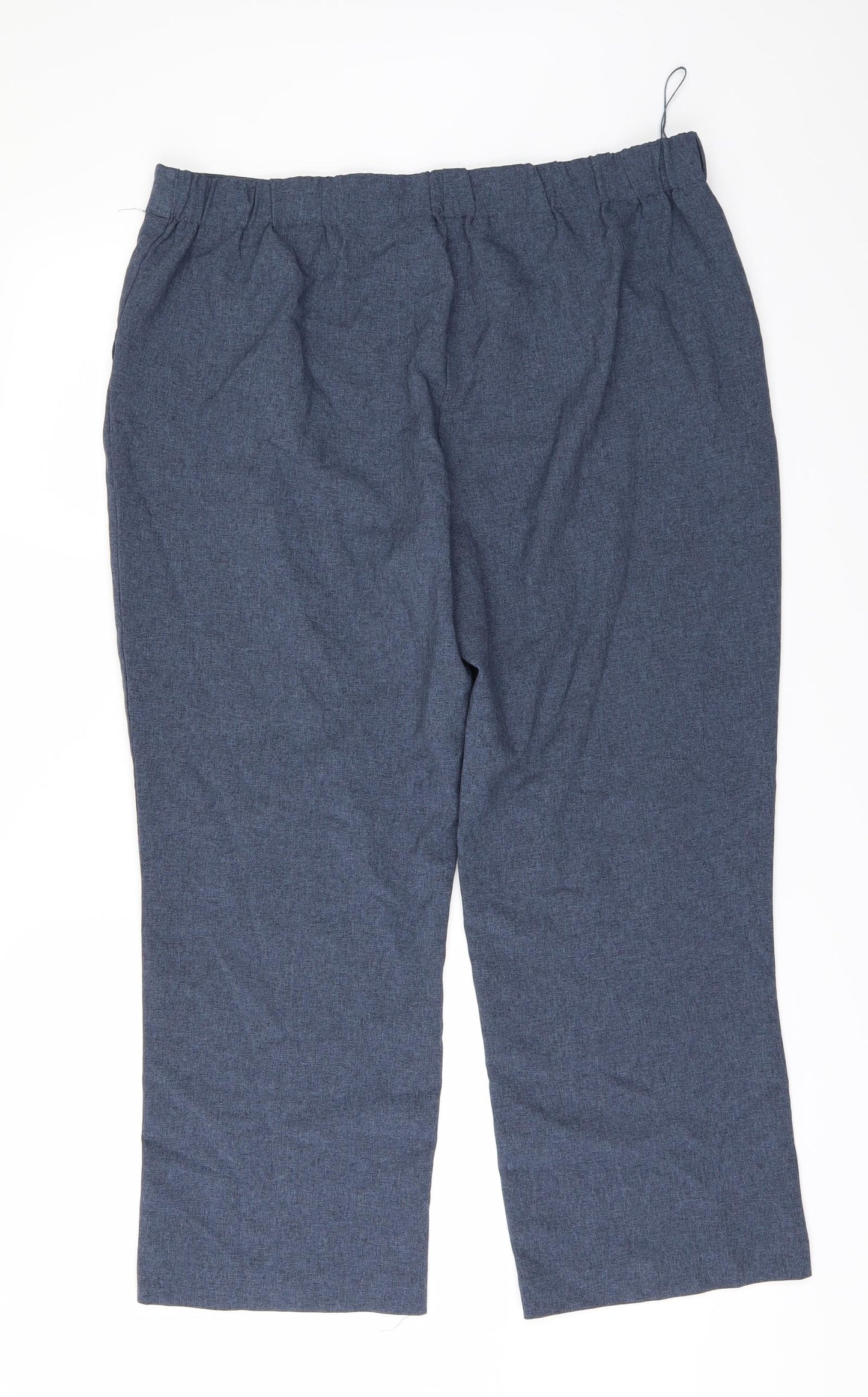 Preworn Womens Blue   Trousers  Size 16 L25 in