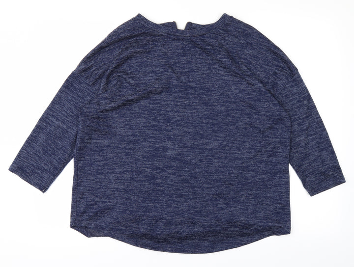Primark Womens Blue Basic T-Shirt Size 12