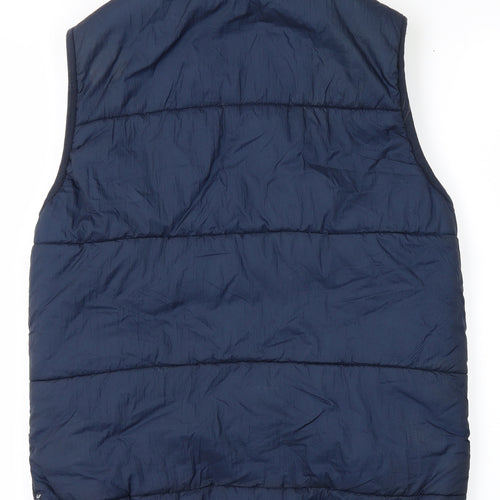 Armani Jeans Mens Blue   Puffer Jacket Waistcoat Size M