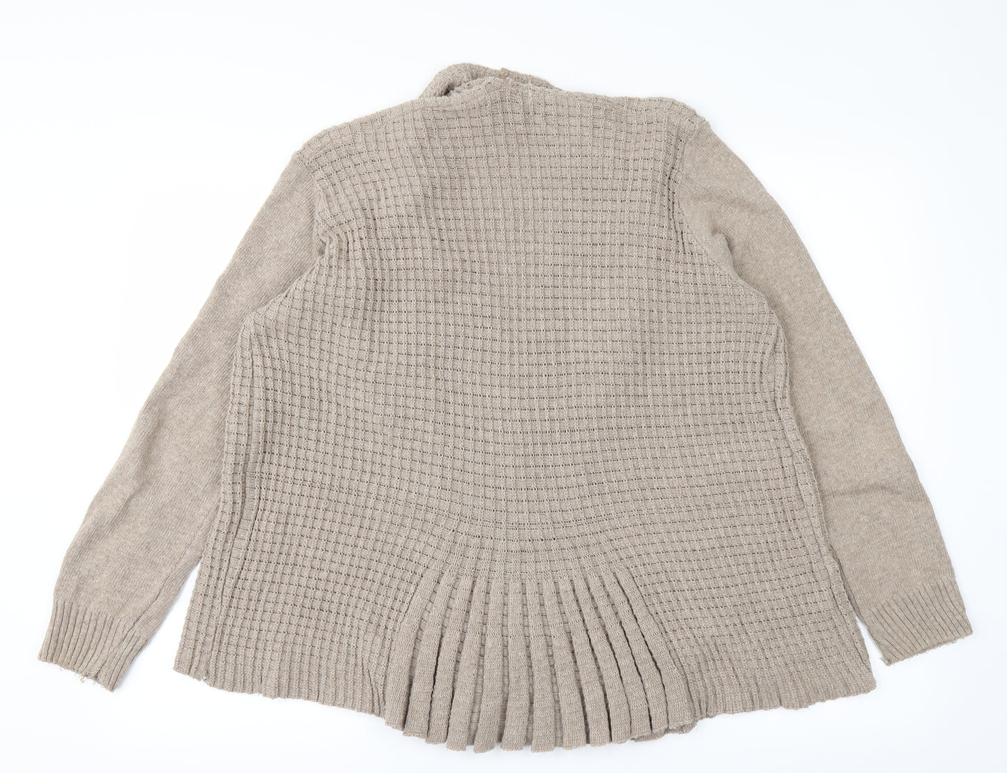 Pulse Womens Brown   Cardigan Jumper Size M