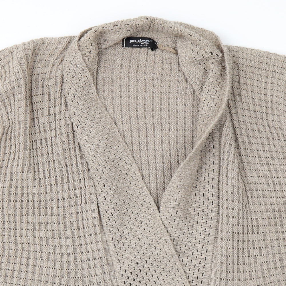 Pulse Womens Brown   Cardigan Jumper Size M