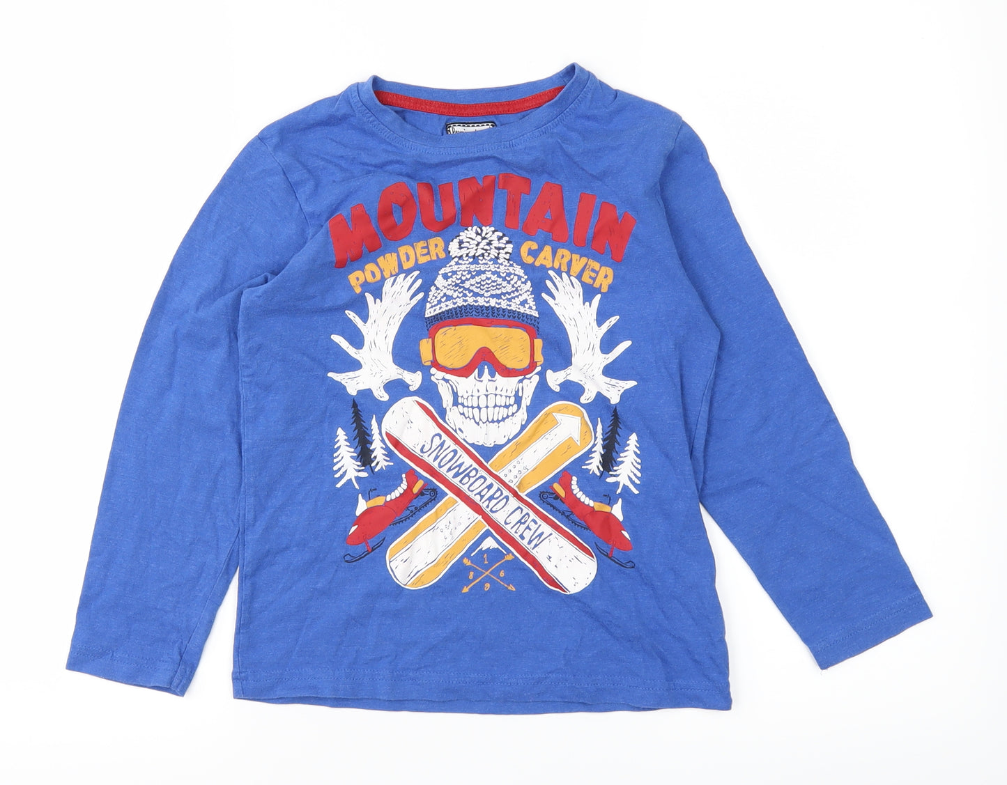 TU Boys Blue   Basic T-Shirt Size 7 Years