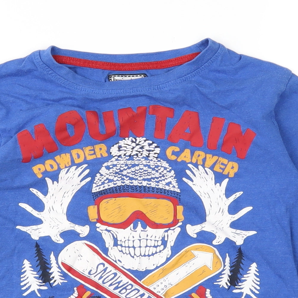 TU Boys Blue   Basic T-Shirt Size 7 Years