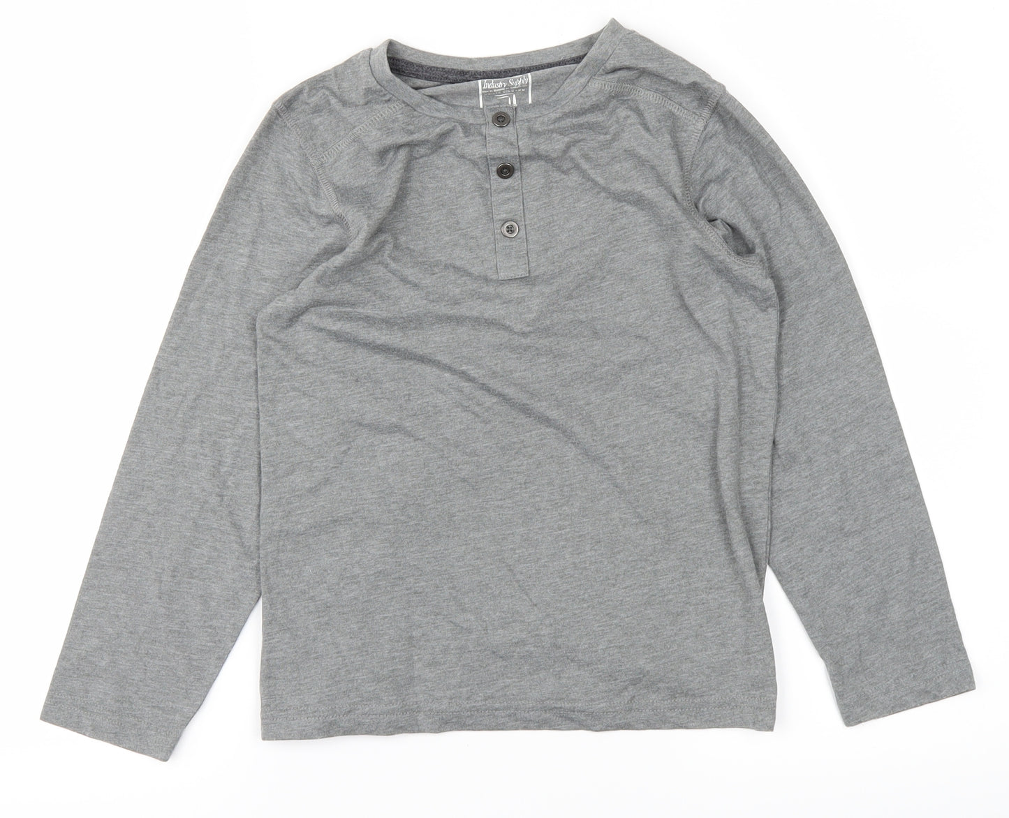 TU Boys Grey   Basic T-Shirt Size 7 Years