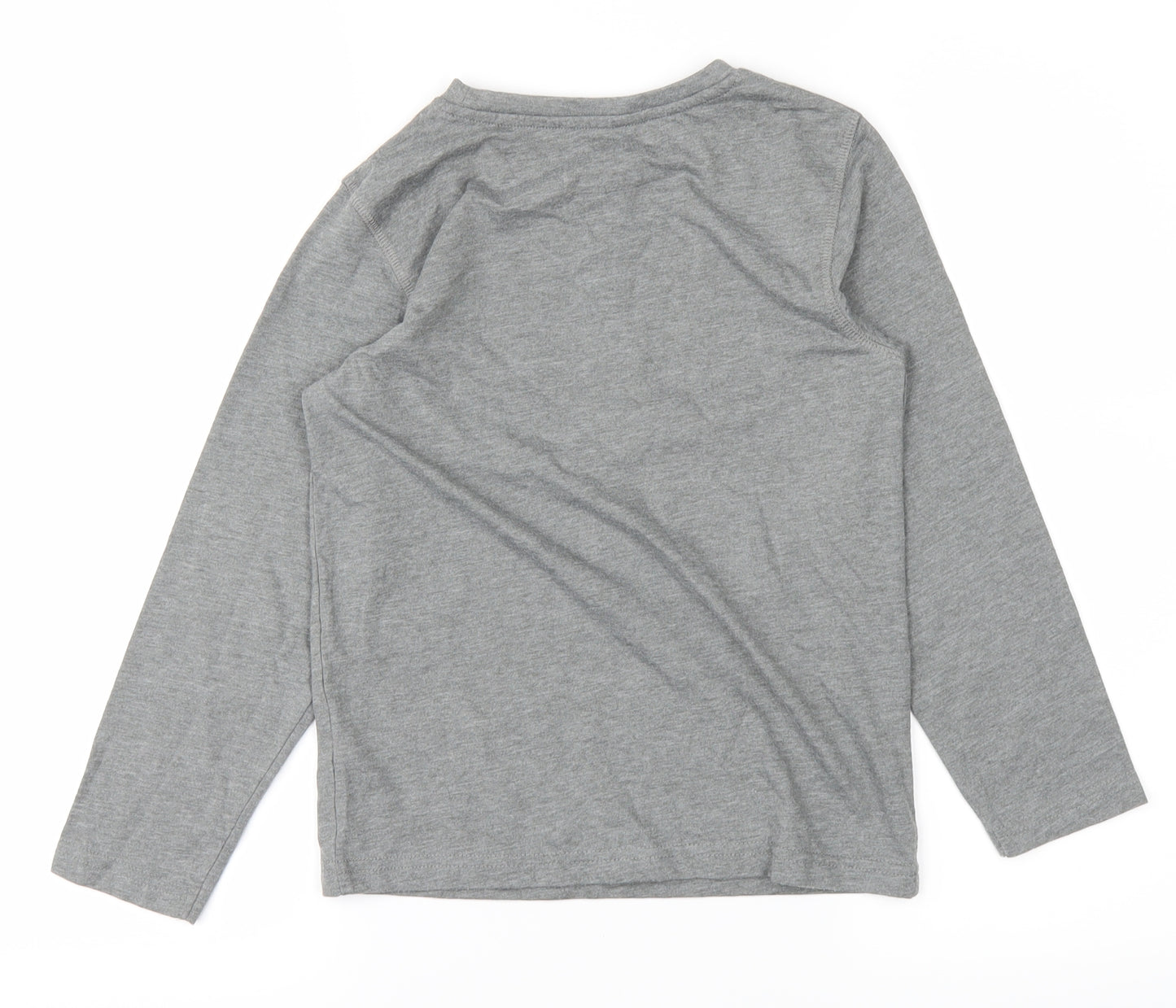 TU Boys Grey   Basic T-Shirt Size 7 Years