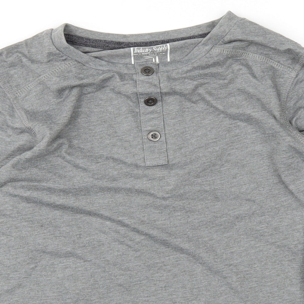 TU Boys Grey   Basic T-Shirt Size 7 Years