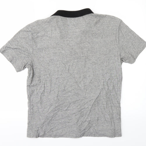 TU Boys Grey   Basic Polo Size S