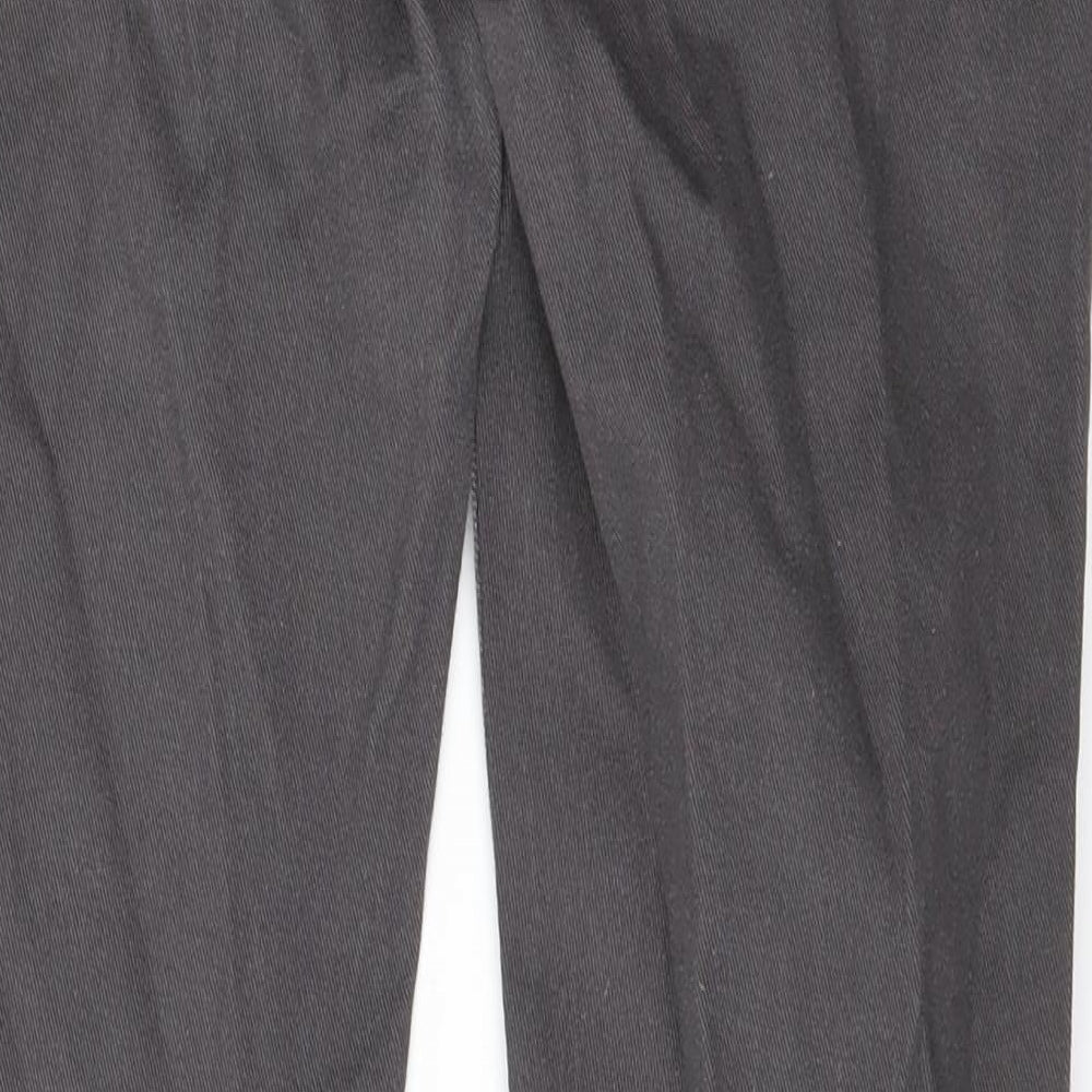 DenimCo Mens Black  Denim Straight Jeans Size 32 L28 in