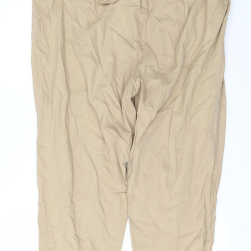 Amber Womens Beige   Trousers  Size 22 L25 in