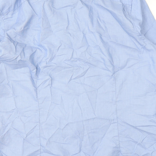 Burton Mens Blue    Dress Shirt Size L