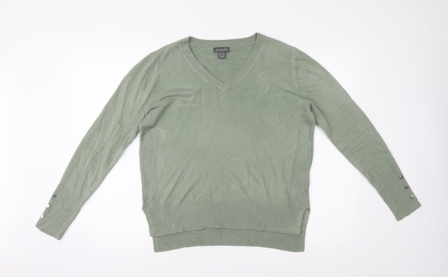 Primark Womens Green   Pullover Jumper Size 10