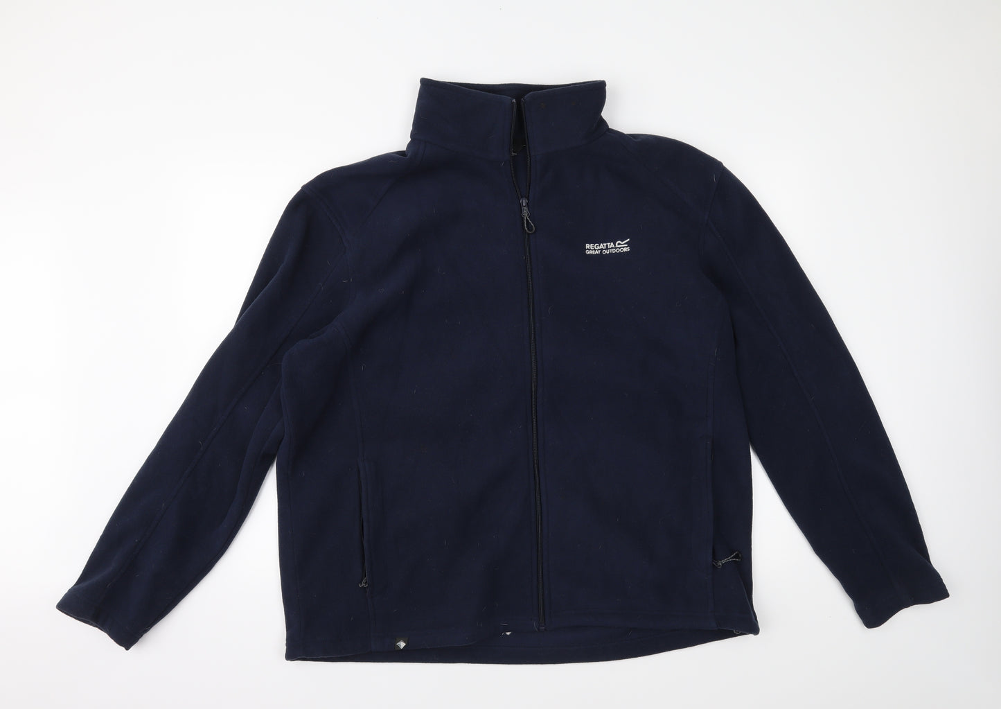 Regatta Mens Blue   Full Zip Sweatshirt Size 2XL
