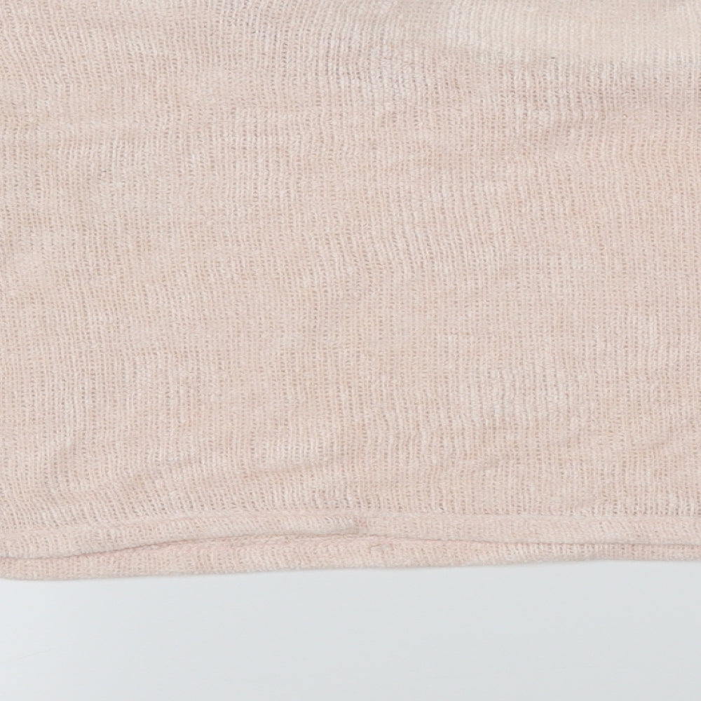 Candy Couture Girls Pink   Pullover Jumper Size 13 Years  - Cropped