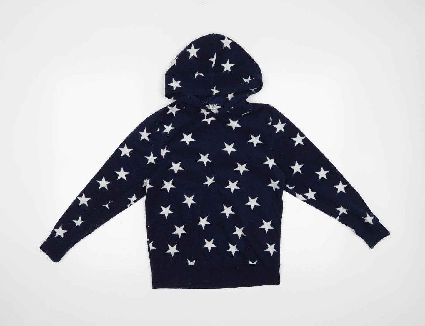 H&M Girls Blue   Pullover Hoodie Size 9-10 Years