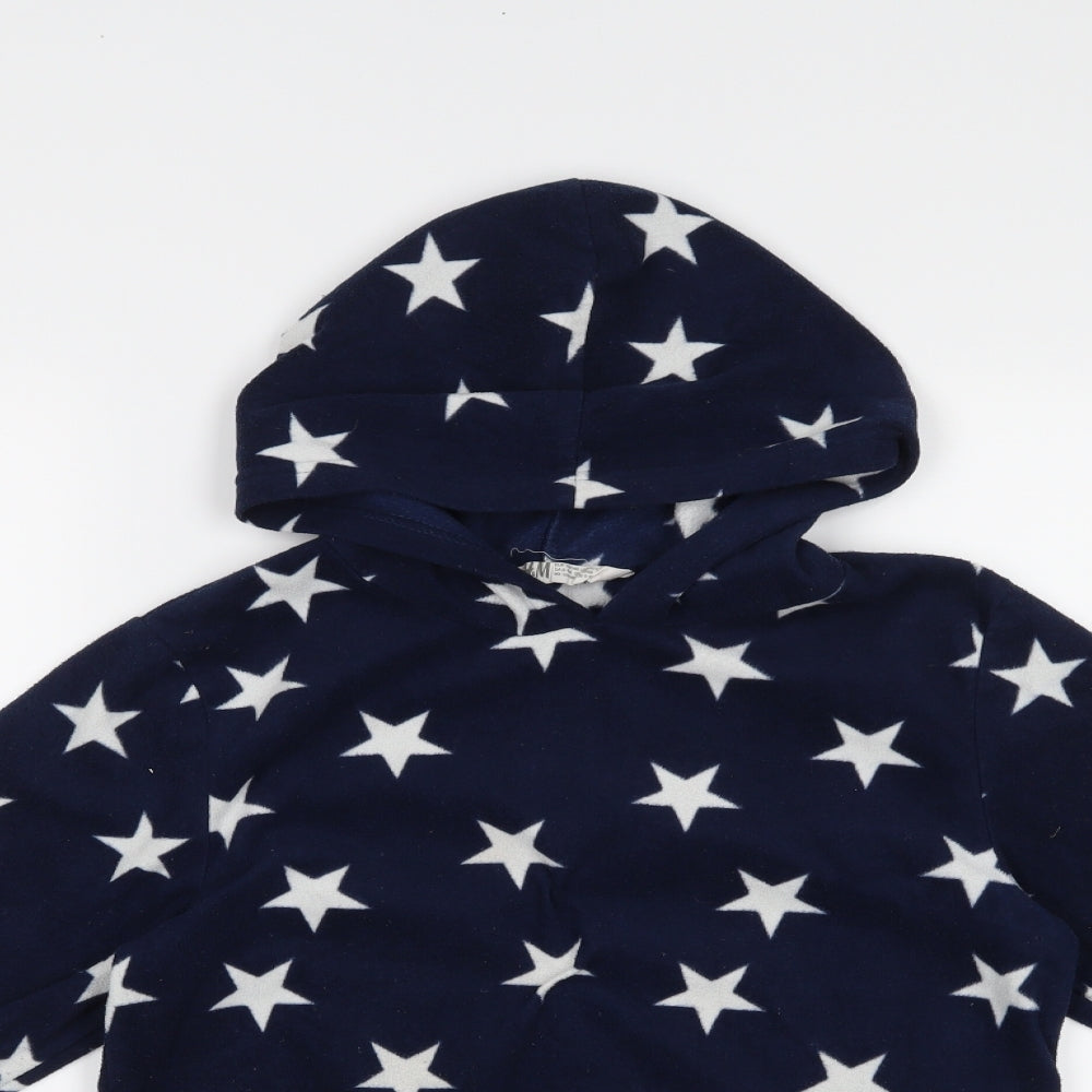 H&M Girls Blue   Pullover Hoodie Size 9-10 Years