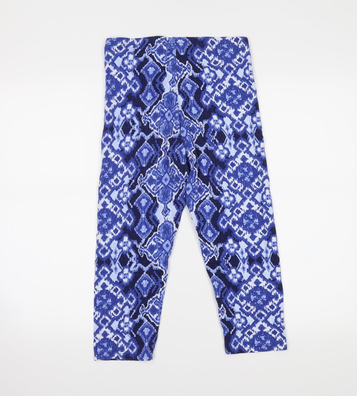 TU Womens Blue   Cropped Leggings Size 12 L20 in