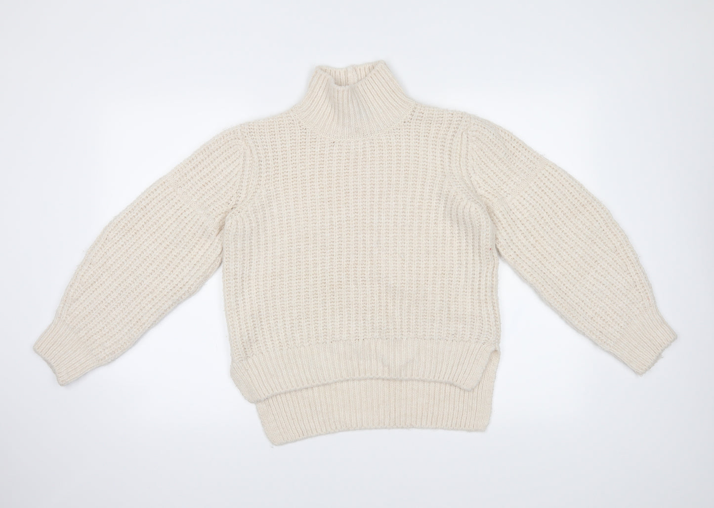 M&S Womens White   Pullover Jumper Size S