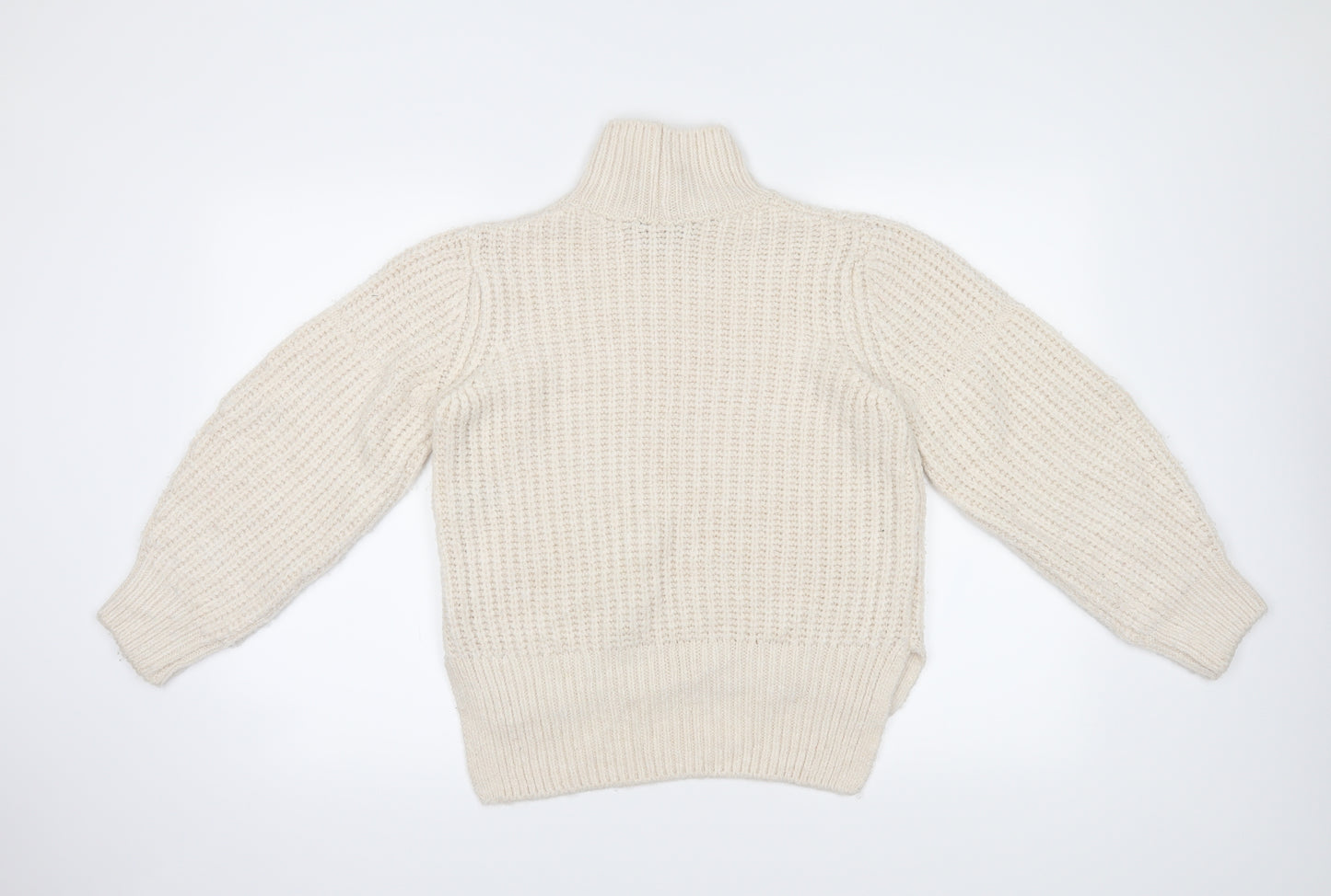 M&S Womens White   Pullover Jumper Size S