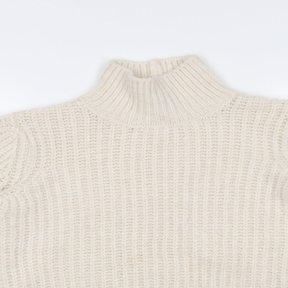 M&S Womens White   Pullover Jumper Size S