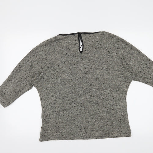 Encuentro Womens Grey   Basic Blouse Size M