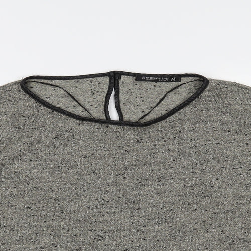 Encuentro Womens Grey   Basic Blouse Size M