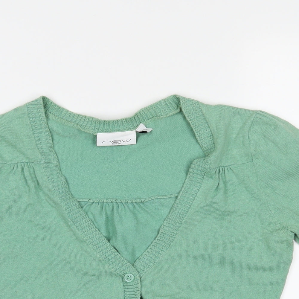 New Look Womens Green   Cardigan Jumper Size 10