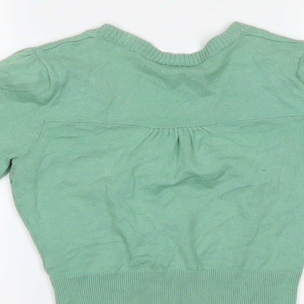 New Look Womens Green   Cardigan Jumper Size 10