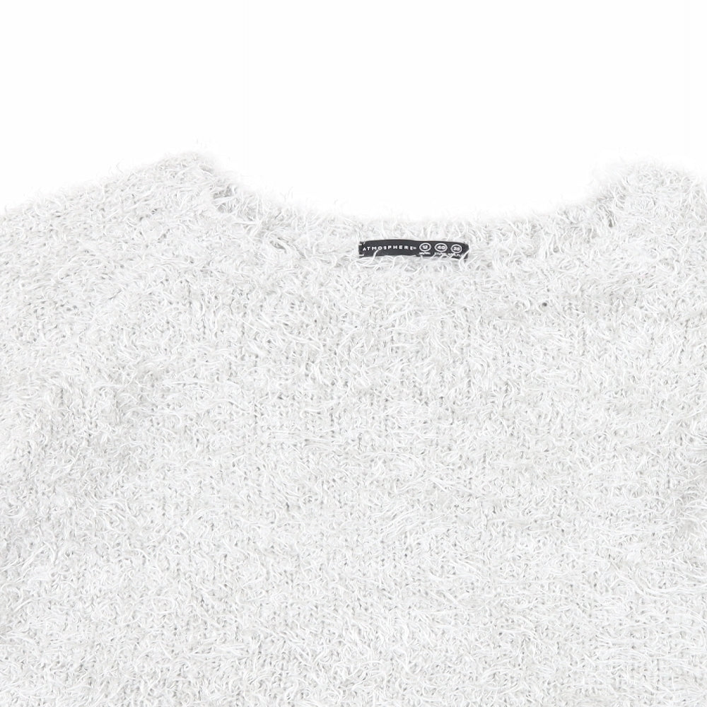 Atmosphere Womens Grey   Pullover Jumper Size 12