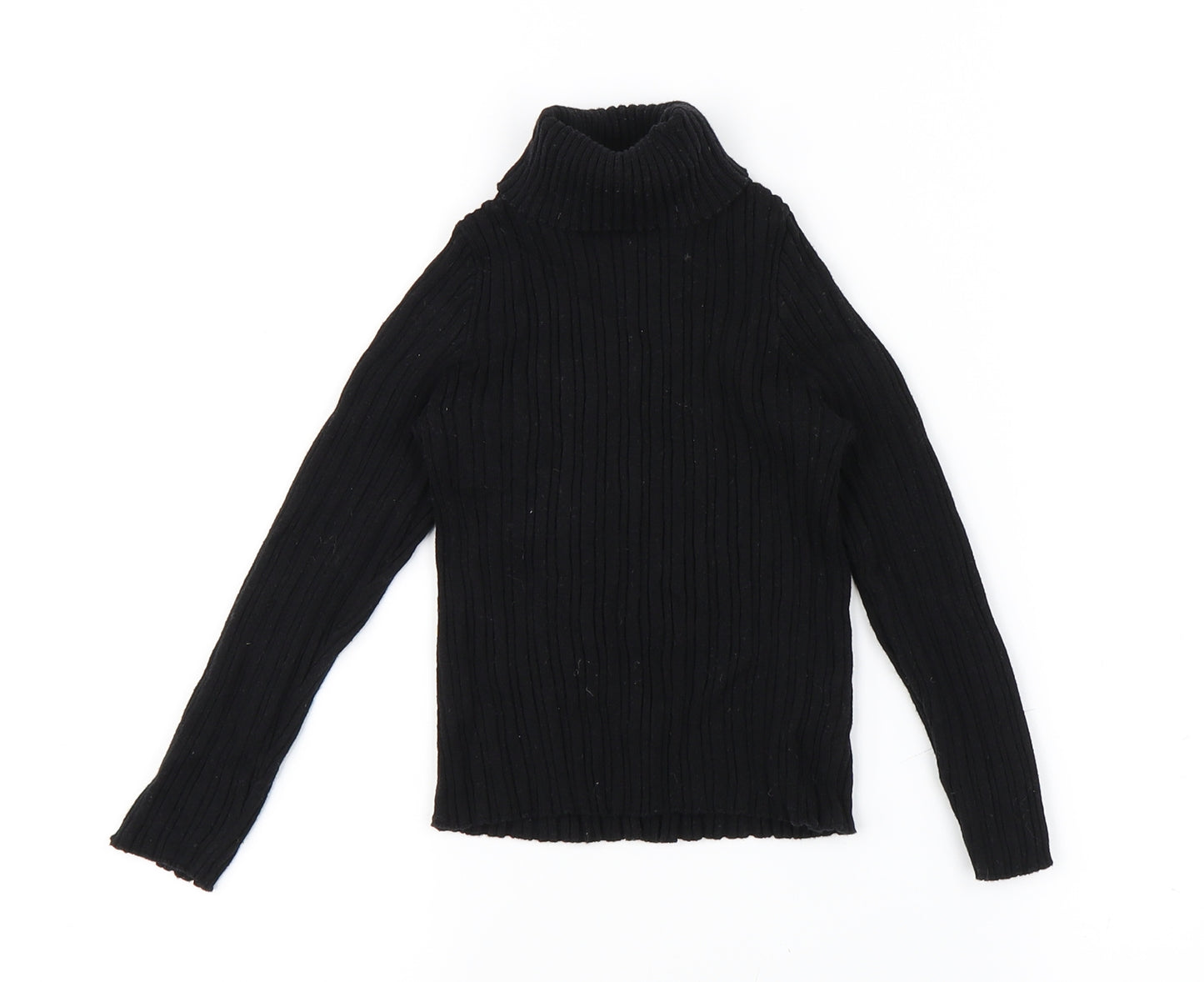 Nutmeg Girls Black   Pullover Jumper Size 5-6 Years