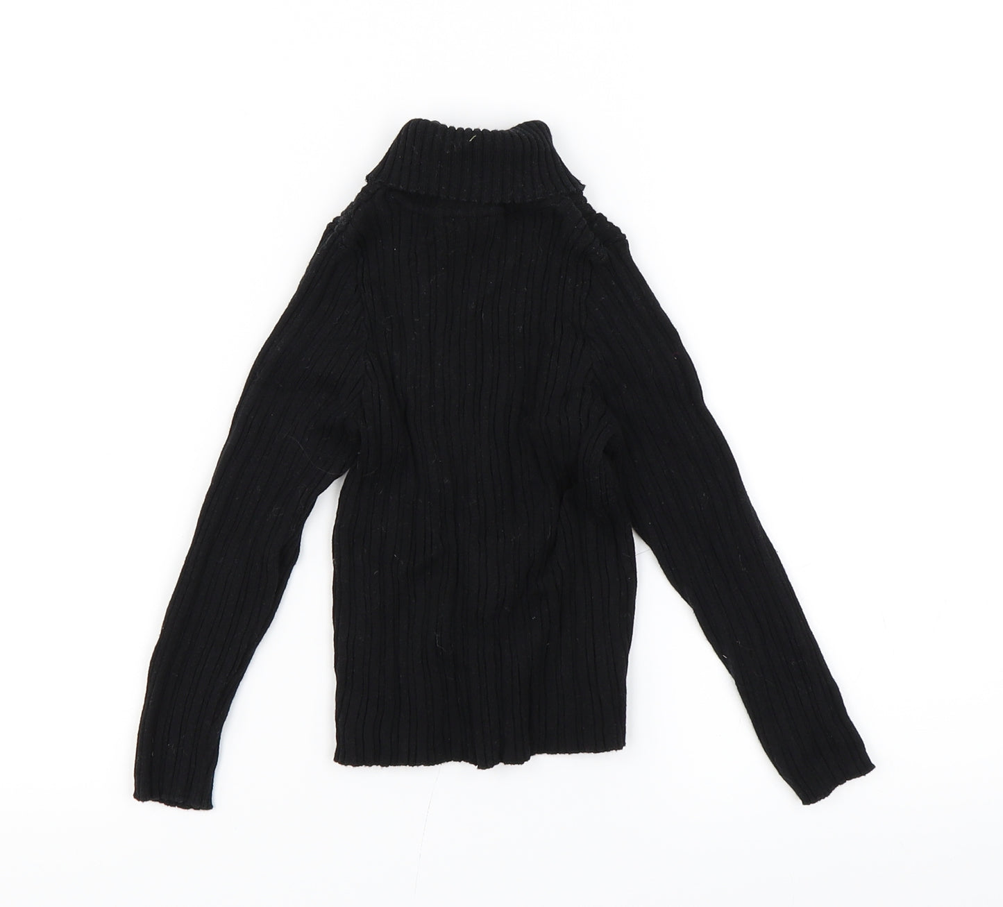 Nutmeg Girls Black   Pullover Jumper Size 5-6 Years