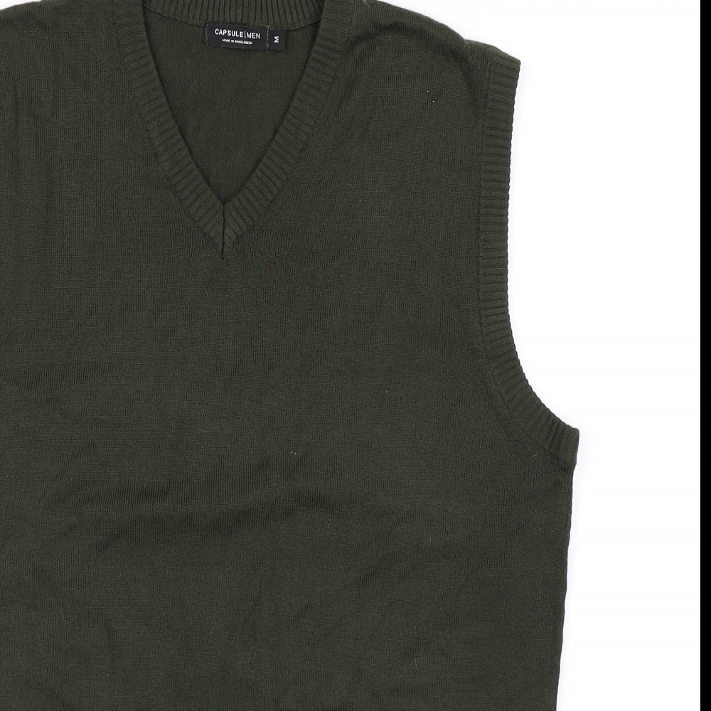 Capsule Mens Green   Pullover Jumper Size M