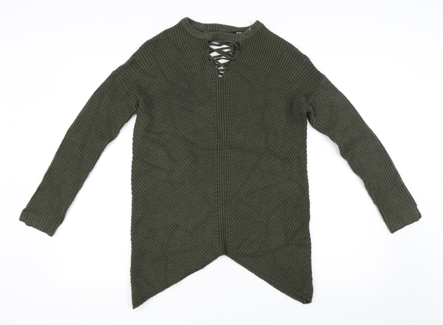 Select Womens Green   Pullover Jumper Size 8