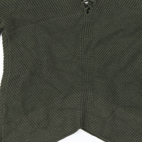 Select Womens Green   Pullover Jumper Size 8