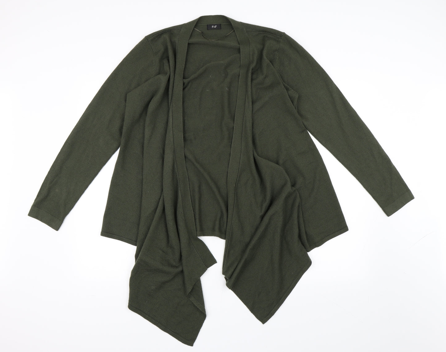 F&F Womens Green   Cardigan Jumper Size 14