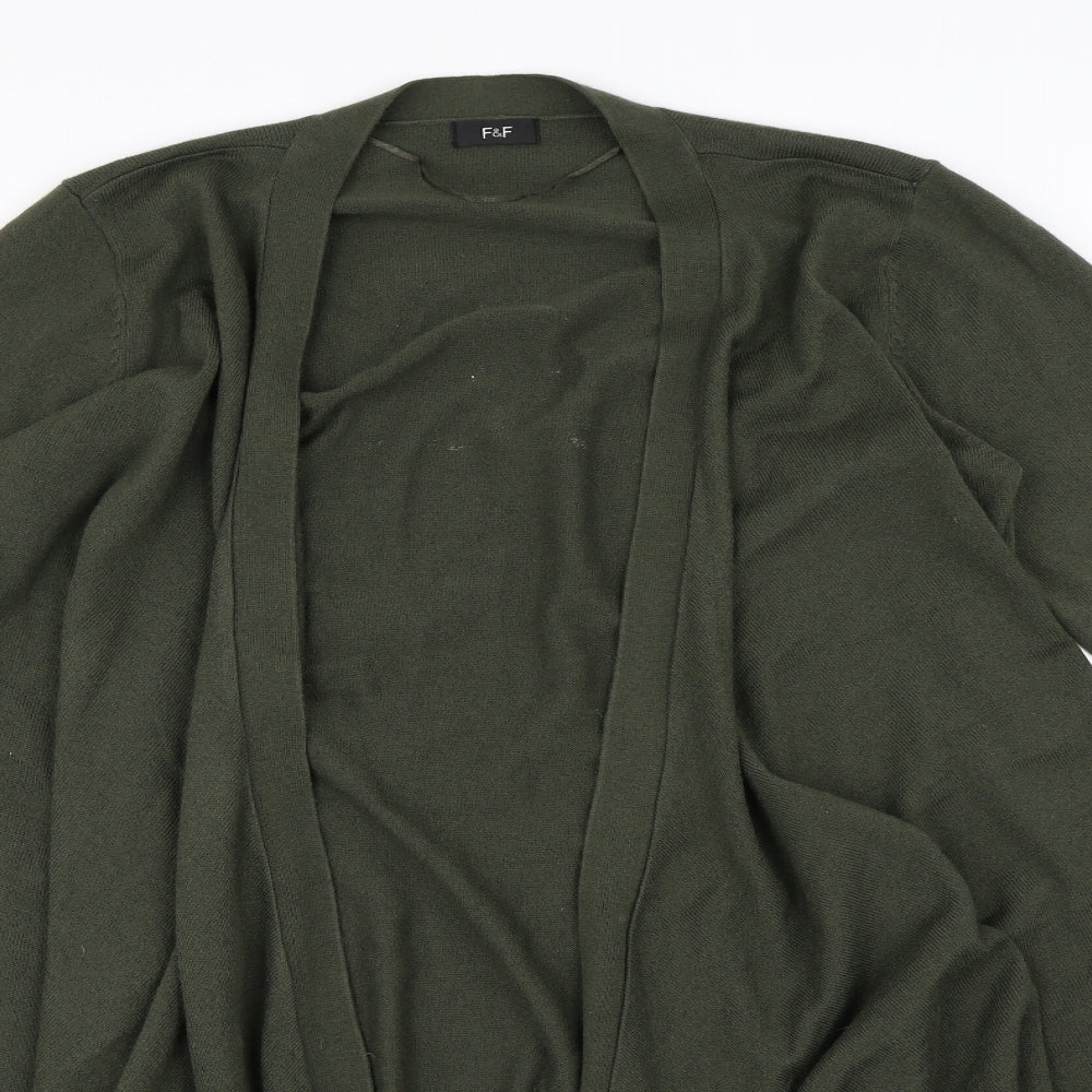 F&F Womens Green   Cardigan Jumper Size 14