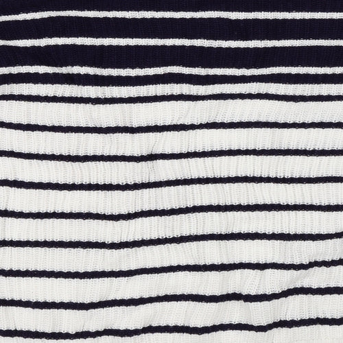 Studio Womens Blue Striped  Pullover Jumper Size 20