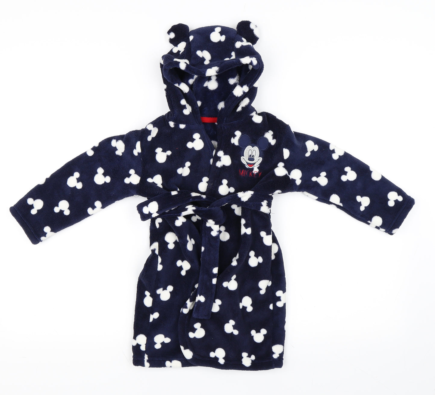 George Baby Blue Polka Dot   Robe Size 18-24 Months  - Disney Minnie Mouse