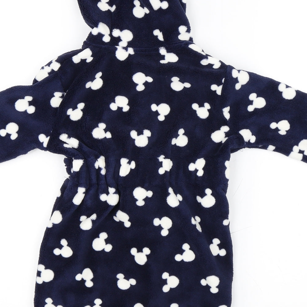 George Baby Blue Polka Dot   Robe Size 18-24 Months  - Disney Minnie Mouse