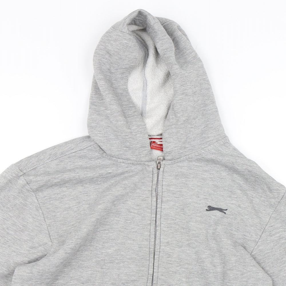 Slazenger Boys Grey   Full Zip Hoodie Size 13 Years