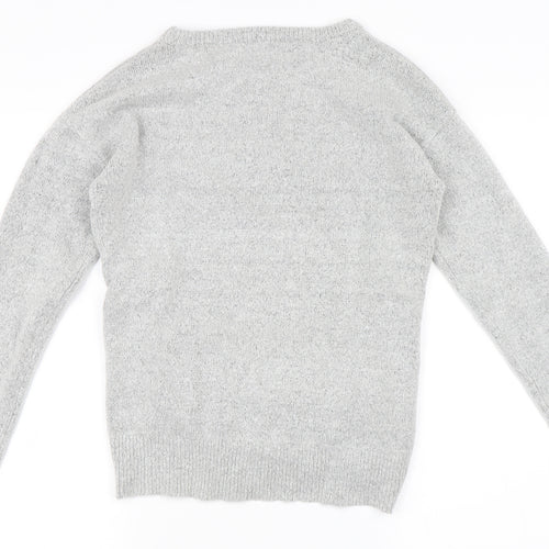 WOW Womens Grey   Pullover Jumper Size XS